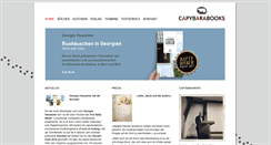 Desktop Screenshot of capybarabooks.com